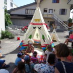 Tag des Kindes 2018: Indianerdorf in Familienzentrum Bezirk Affoltern