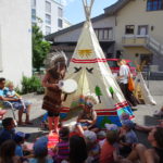 Tag des Kindes 2018: Indianerdorf in Familienzentrum Bezirk Affoltern