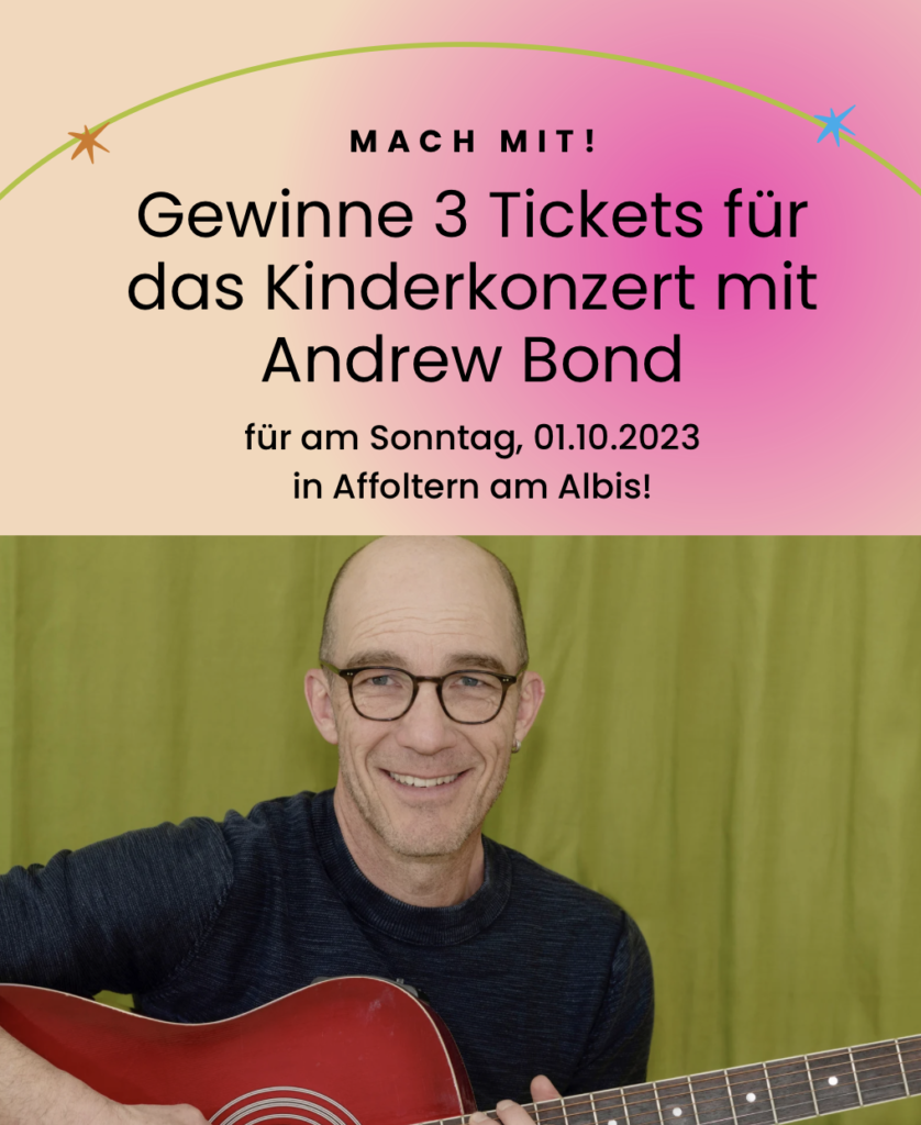 Gewinne 3 Tickets für das Andrew Bond Konzert