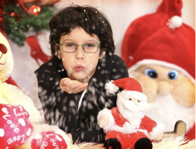 Weihnachtsfotoshooting für die ganze Familie